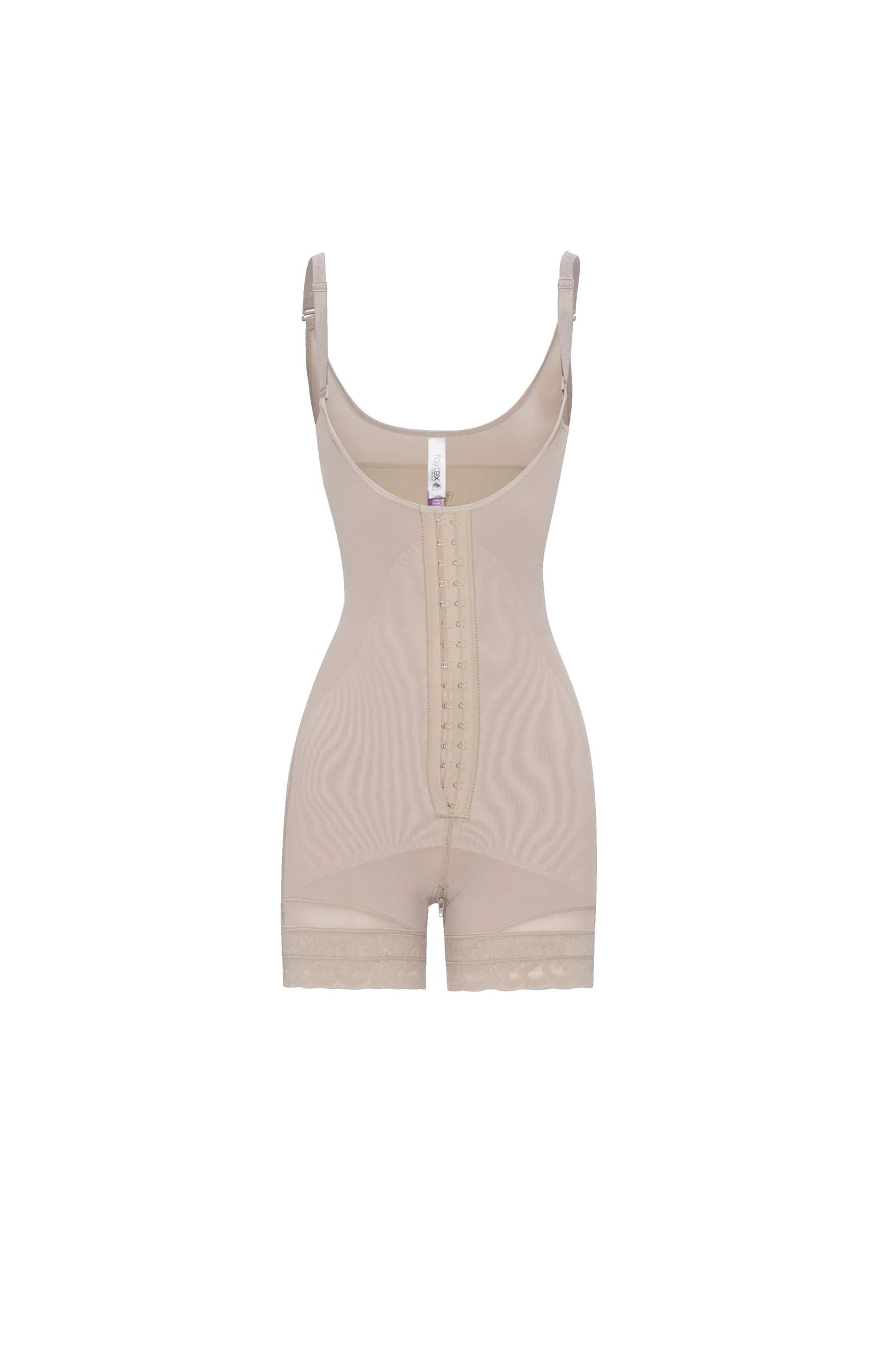 Extra-short slimming body shaper / Faja short extra corta con espalda alta