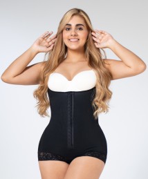 Slimming hipster body shaper / Faja cachetera broche al centro